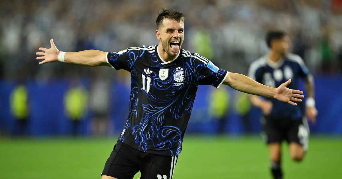 Argentinië leidt met 2-0 tegen Jordanië; Lo Celso en Martínez scoren