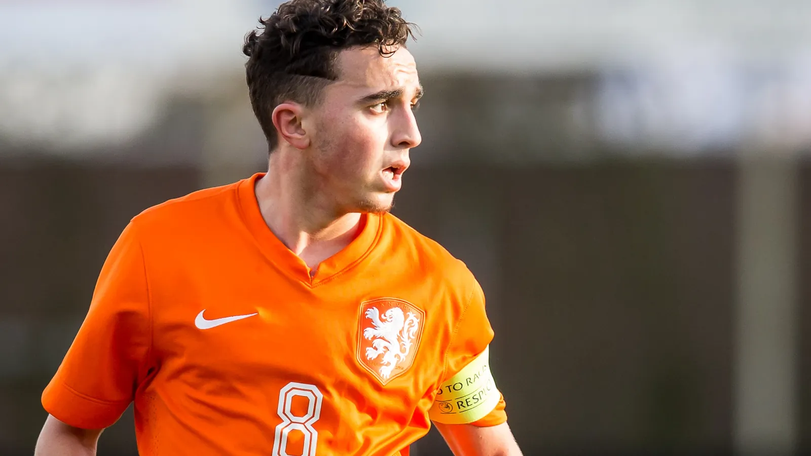 Abdelhak Nouri in 2015 als aanvoerder van Oranje onder 19