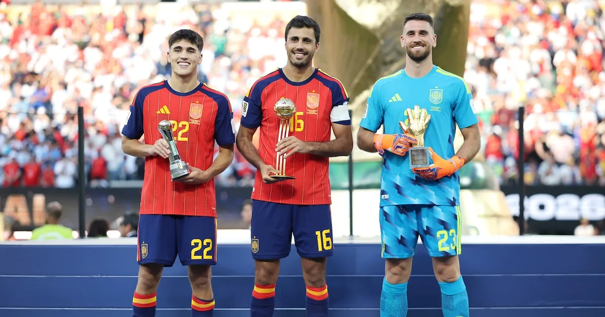 Individuele WK-prijzen uitgereikt na finale Spanje tegen Argentinië