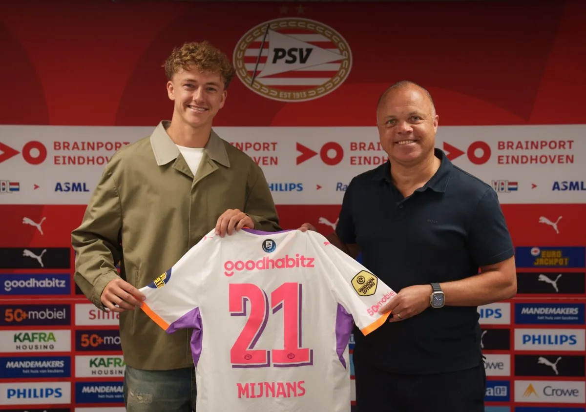 Eindhoven verwelkomt Sven Mijnans na eerdere mislukte transfer