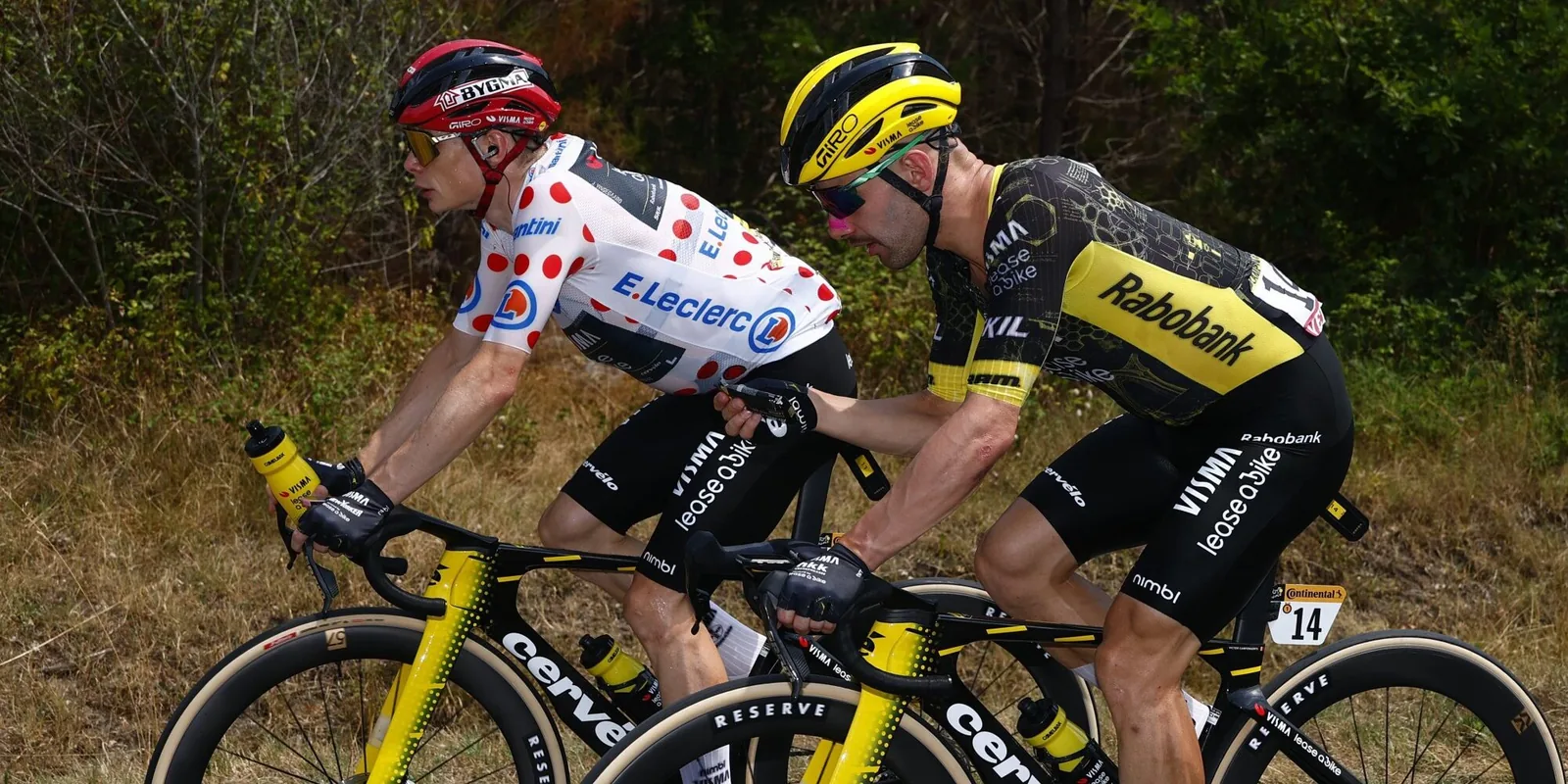 Visma-Lease a Bike gelooft nog in Tour-zege ondanks achterstand Vingegaard