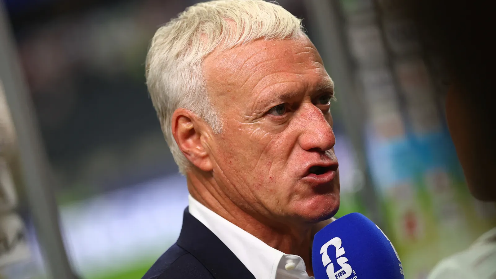 Deschamps had zijn vraagtekens bij de scheidsrechter