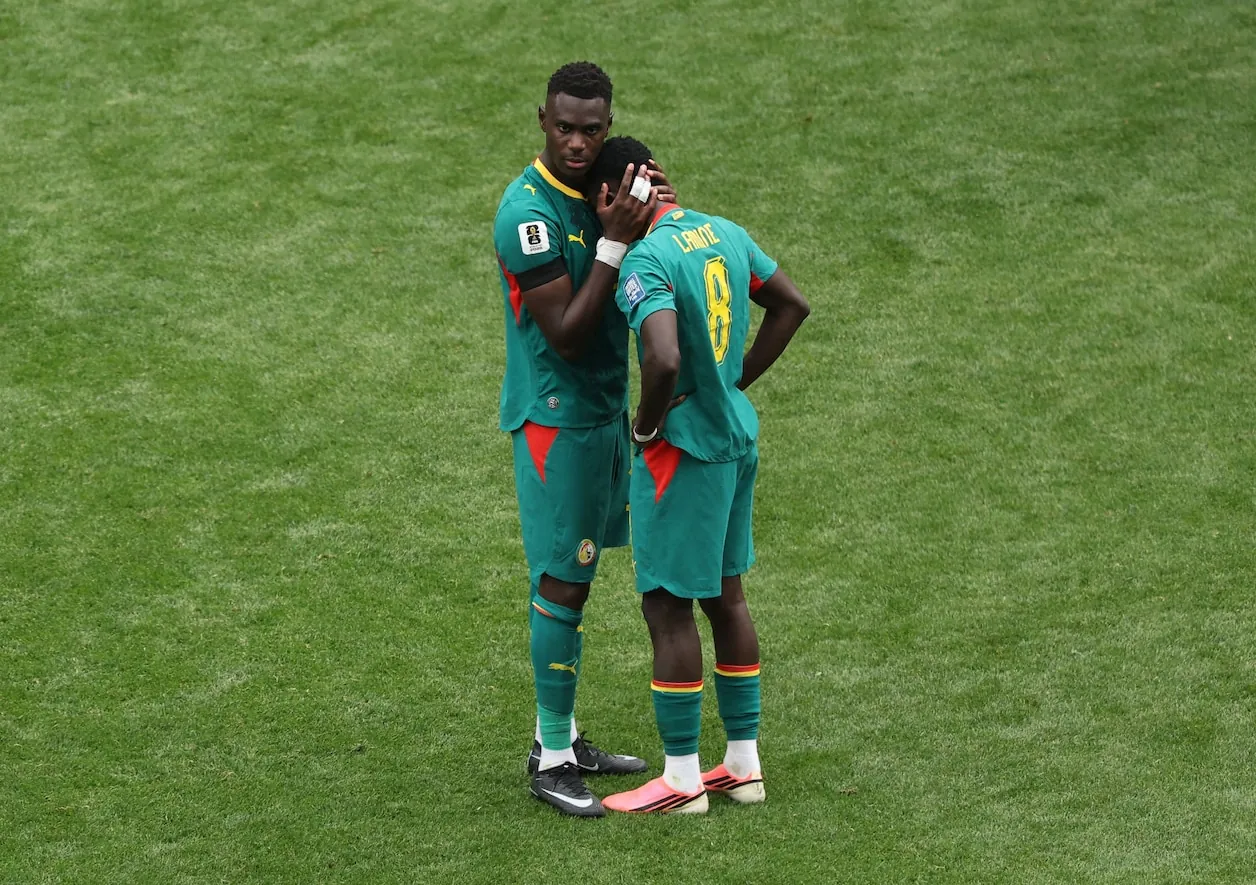 Grote teleurstelling bij Senegal.© Getty Images via AFP