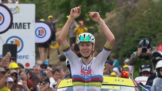 Pogacar wint Tour-etappe met minuten voorsprong op concurrentie