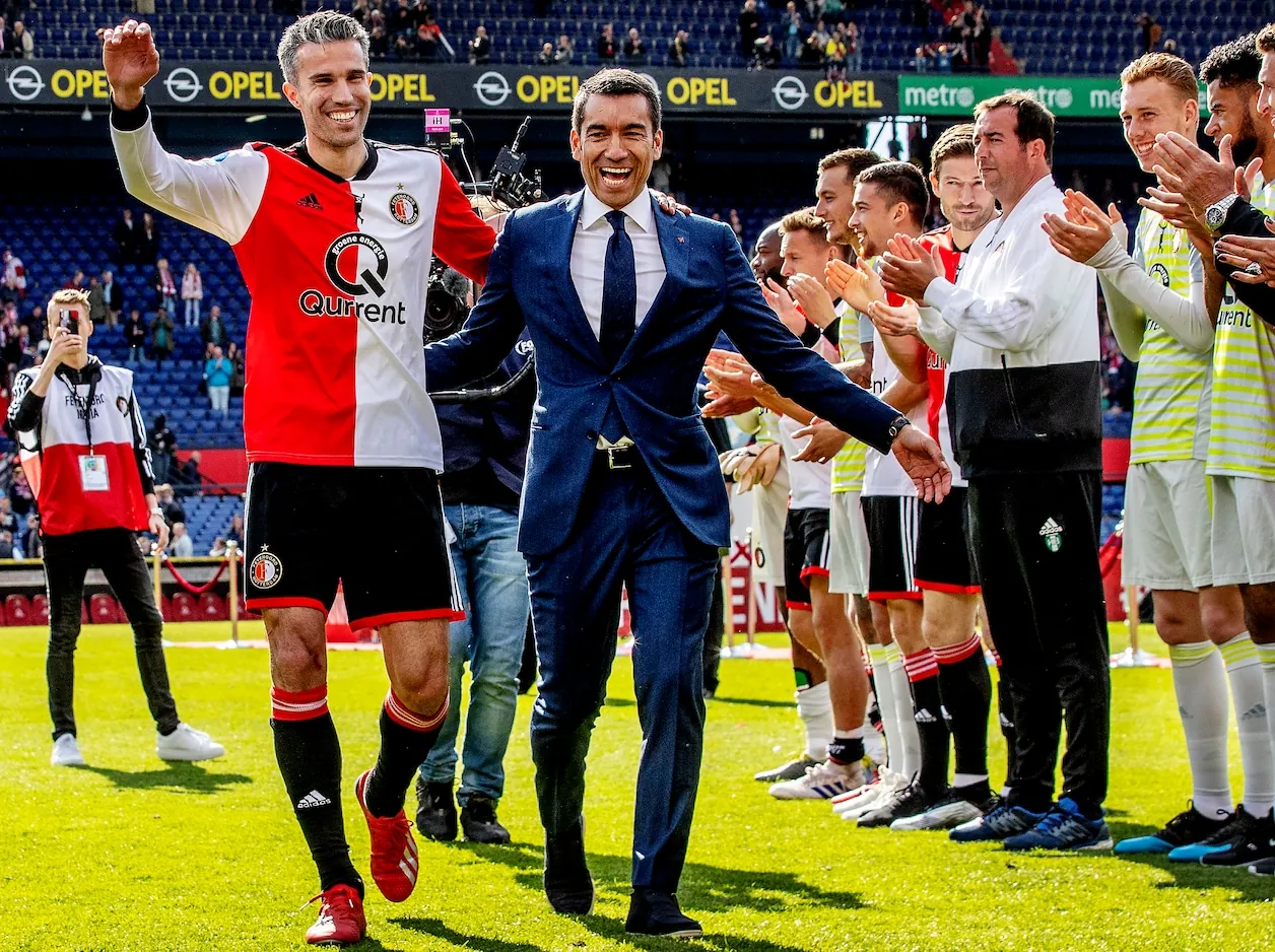 Robin van Persie en Giovanni van Bronckhorst© Pim Ras