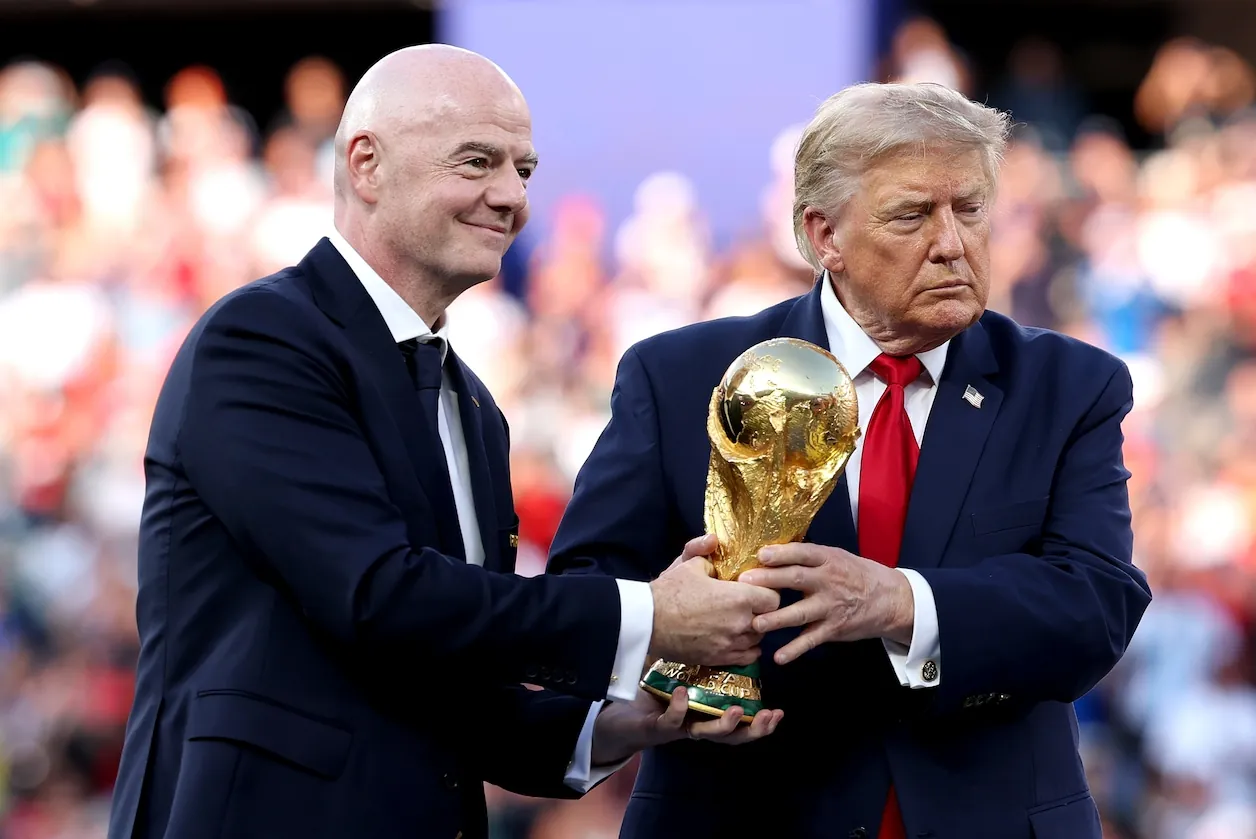 Gianni Infantino en Donald Trump.© FIFA via Getty Images