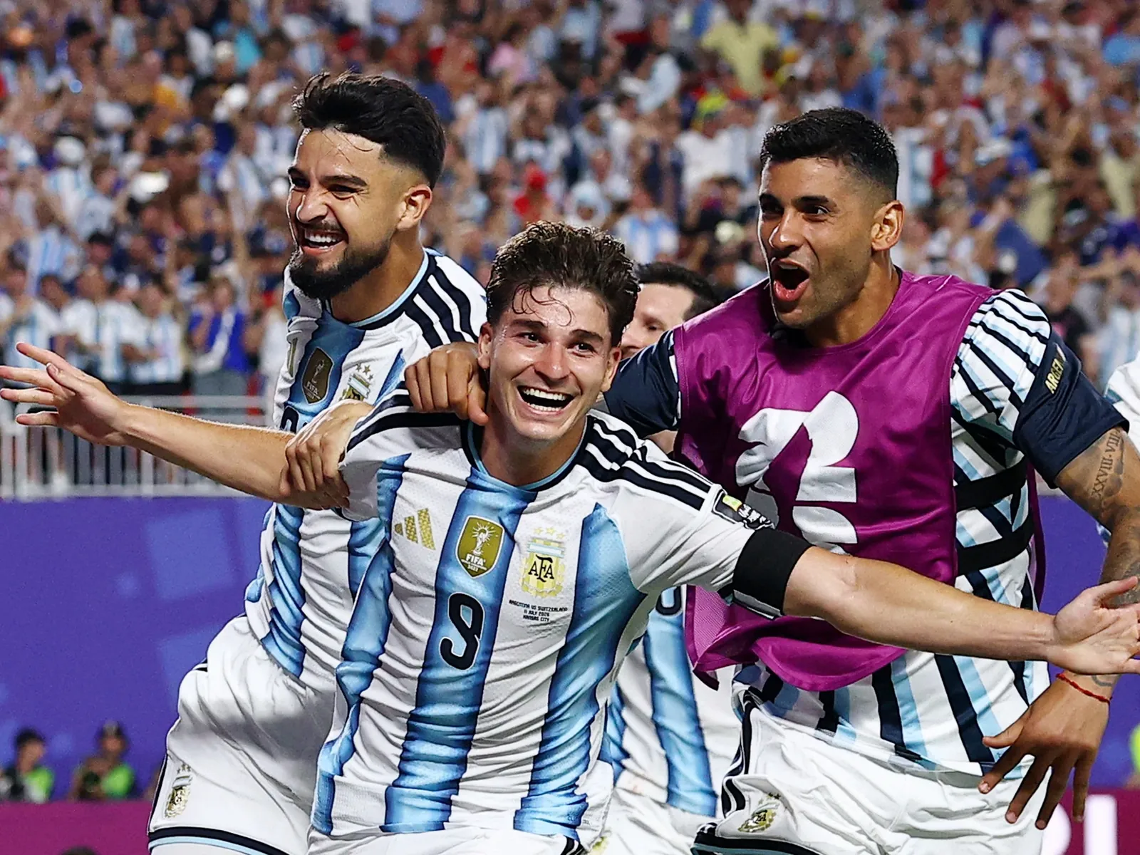 Argentinië viert zege