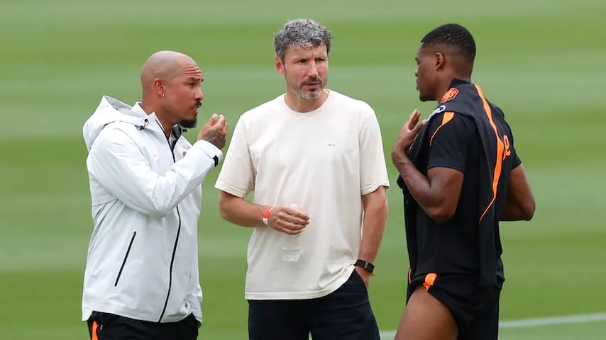 Mark van Bommel bij de training van Oranje.Beeld: Pro Shots